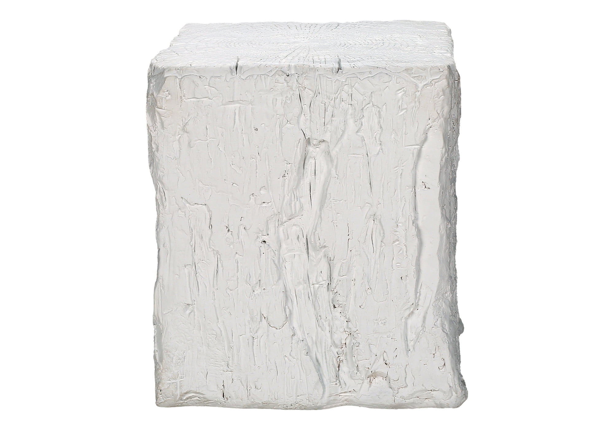 Monarch Specialties - Accent Table, 25"H, Indoor Or Outdoor, End, Nightstand, Side Table, Square, Living Room, Bedroom, White, Contemporary, Modern