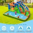 thumbnail image 2 of Auranook Inflatable Water Slide Giant Bounce Castle w/ Dual Climbing Walls & 735W Blower, 2 of 8