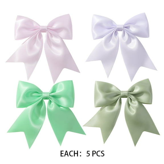 DESIGNICE 20Pcs Baby Hair Clips,Smooth Bow Lines Toddler Hair Clips,Soft and Dreamy Colors Toddler Hair Accessories,Style1,3.35"