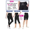 thumbnail image 4 of Woman Within Plus Size Stretch-Cotton Knit Pull-On Pocket Leggings, 4 of 5
