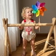 thumbnail image 4 of zaveiop Lobster Baby Outfit Boy Girl Summer Clothes Crawfish Sleeveless Backless Romper Corduroy Overalls Bodysuit (Beige, 3-6 Months), 4 of 8