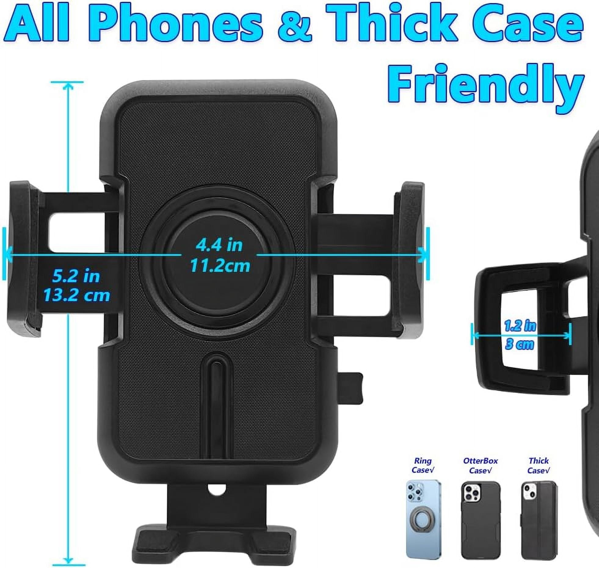 Car Phone Holder Mount 2015-2023 Ford Mustang Auto Accessories Interior Decoration Smartphone Thick Case Cradles Navigation Bracket iPhone