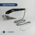 thumbnail image 6 of Five Oceans 3/8-Inch x 6-Foot Boat Anchor Lead Chain with Stainless Steel Shackles, High Test G4 Calibrated Stainless Steel Chain- FO4494-S6, 6 of 8
