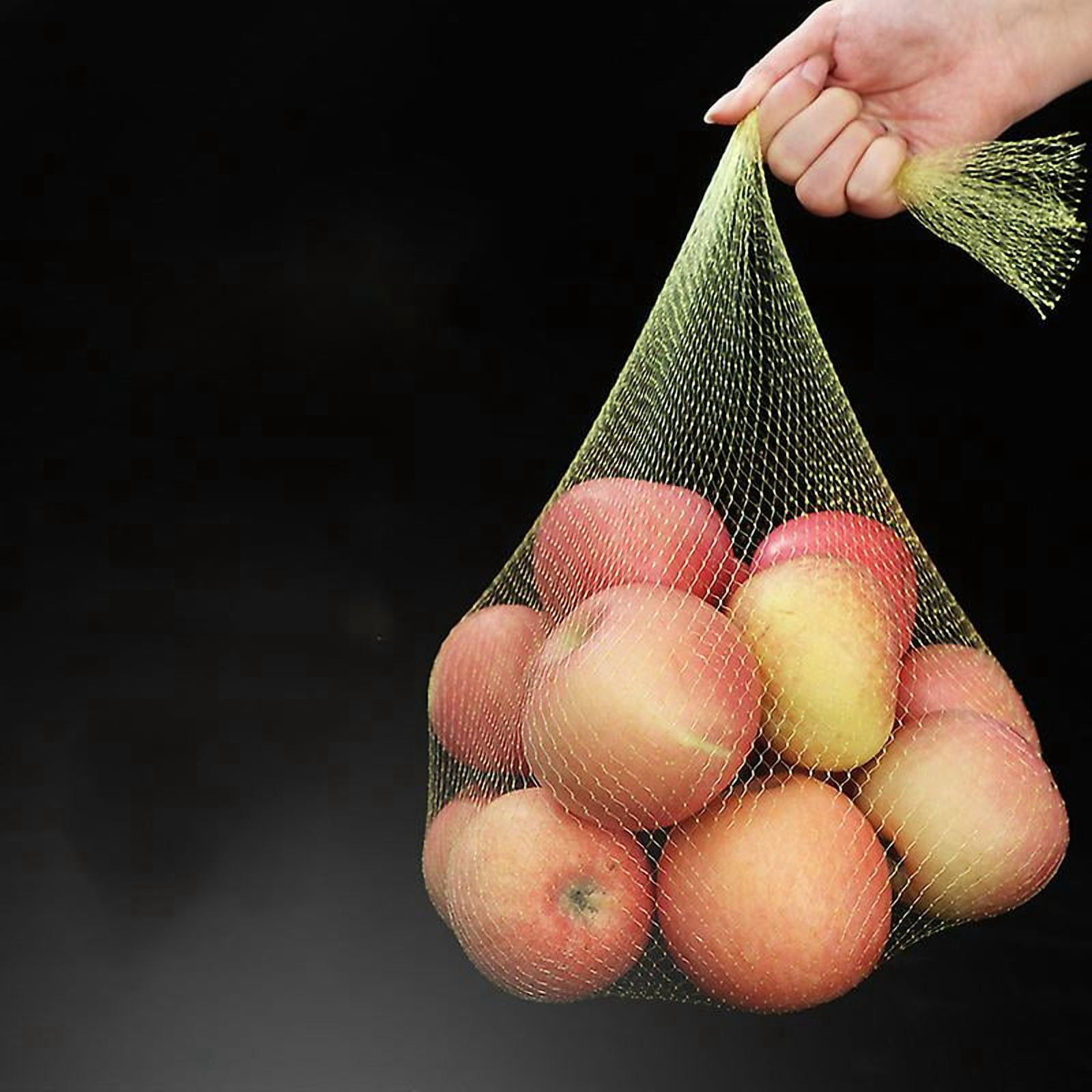 100pcs Reusable Mesh Produce Bags Breathable Fruit Vegetable Storage Bags
