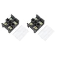 thumbnail image 4 of Heavy Current Terminal Block, 60A 600V Compact Structure Terminal Block with PC Shell for Lighting 2 Positions602,3 Positions603,4 Positions604,5, 4 of 7