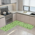 thumbnail image 3 of 2Pcs Kitchen Mat, Cushioned Anti Fatigue Kitchen Rugs and Mats, Non-Slip Waterproof Comfort Standing Kitchen Runner Mat for Kitchen, Floor Home, Office, Sink 17"x47"+17"x29" (Green), 3 of 6