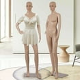 thumbnail image 1 of NiamVelo Mannequin pour Femme Corps Entier Mannequin Réaliste Robe d'Exposition du Torse Mannequin Portable Mannequin de Forme 69 Pouces Modèle Ajustable avec Base en Métal, 1 of 7