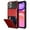 Red, variant on Armor Case for iPhone 14 Pro Max, Hidden Card Slot Flip Back Rugged PC Soft TPU Hybrid Heavy Duty Shockproof Cover Military Grade Lens Protection Anti-Impact Non-Slip Dual Layers Case, Gray