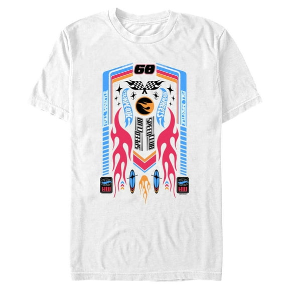 Mens Hot Wheels Full Throttle Speed Club T Shirt