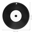 thumbnail image 2 of UPOUART 10Ud Ornamentos Acrílicos Colgantes Discos Vinilo Para Pulseras Decoraciones Negras, 2 of 7