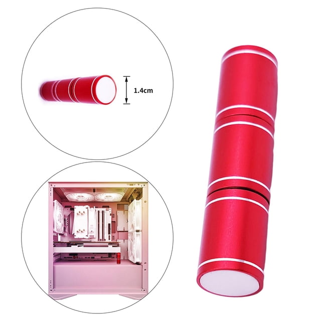 Tarjeta de Gráficos Telescópicos DYNWAVEMX Soporte Ajustable para GPU Color Rojo