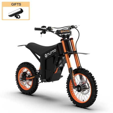 TUTTIO Soleil01 48V/21Ah Removable Battery,High-Torque Electric Dirt Bike, 200N.m,14'/12' Fat Tires ,UL2849