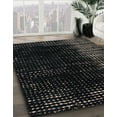 thumbnail image 2 of Ahgly Company Indoor Rectangle Abstract Black Abstract Area Rugs, 6' x 9', 2 of 6