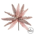 thumbnail image 4 of Vickerman 20" Rose Gold Fern Flower Artificial Christmas Spray. Includes 3 sprays per pack., 4 of 4