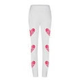 thumbnail image 4 of hotojiny Valentines Day Leggings for Women Casual Spring Fashion Yoga Workout Pants Slim Heart Print Leggings, 4 of 4