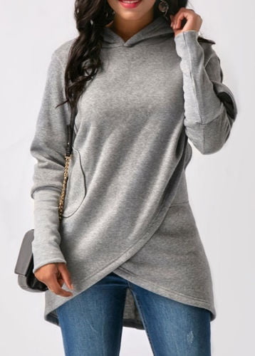 long hooded jumper