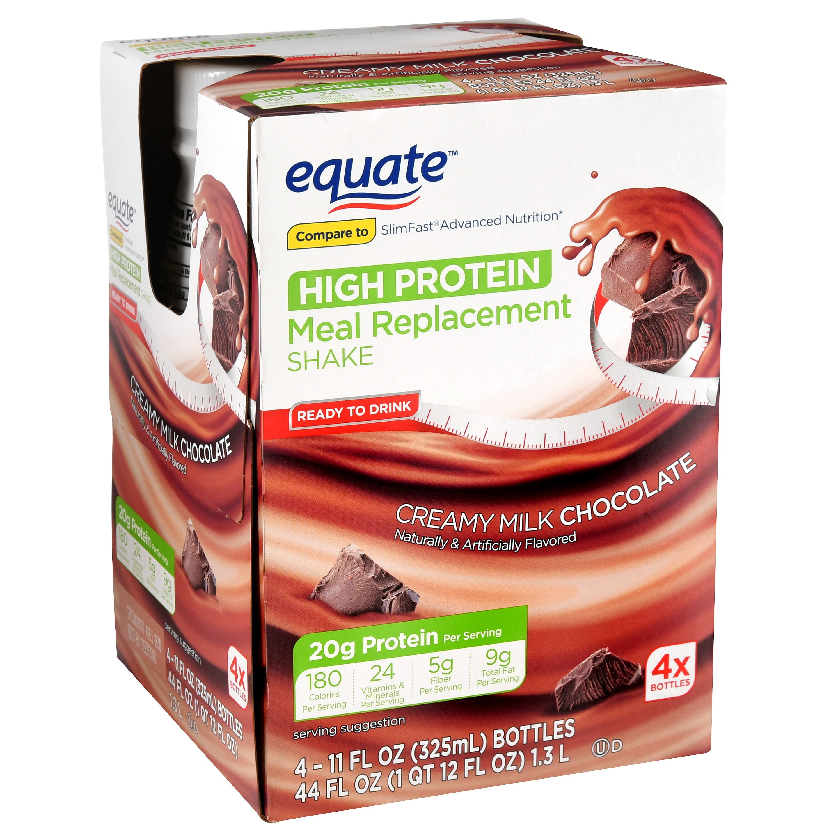 Equate High Protein Meal Replacement Creamy Milk Chocolate