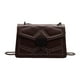 thumbnail image 2 of Bolso bandolera elegante para mujer, tipo clutch, tipo cartera, tipo bandolera Café, 2 of 7