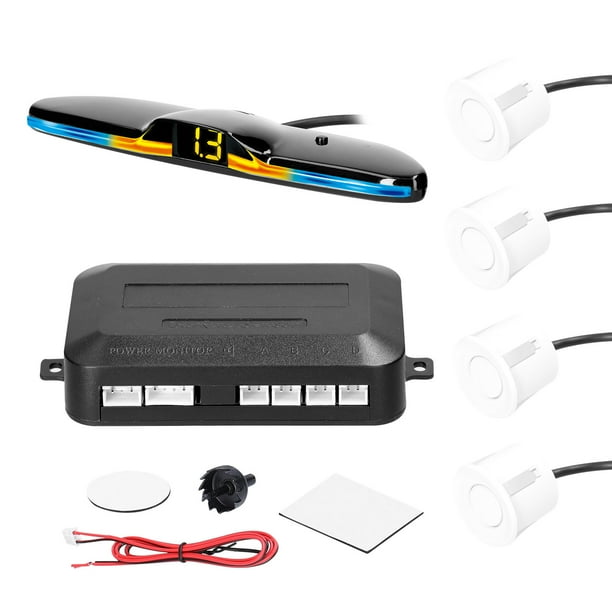 Car Parking Sensor Rear Reversing Radars System with 4 Parking Sensors Distance Detection