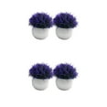 thumbnail image 4 of Guardoinrt 2piece Potted Simulation Plants Adding Beauty And Style To Any Setting Durable Pot Bonsai Ornament purple 2Set, 4 of 6