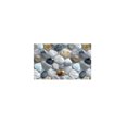 thumbnail image 1 of TIELUTT Corridor Stone Patterned Carpet 3D Pebble Pattern Entrance Carpet Washable Knitted Blanket with Tassels Bed Throws Classroom Small Rug Dining Room Rugs for under Table 6x9 Knit Blanket Throw, 1 of 6