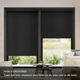 thumbnail image 3 of Blackout Cordless Blinds with Valance by AOSKY for Home & Office, Free-Stop, Thermal Insulated, UV Protection, Multiple Colors Available.61" W x 72" H,Black, 3 of 5