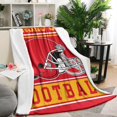 thumbnail image 6 of Football Blanket for Men Women Football Lovers Gifts Soft Flannel Warm Throw Blanket Football Style Travel Blanket for Men Football Fans Blankets for Sofa Bed Bedroom Living Room 30x40 Inch, 6 of 14