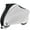 Silver & Black, variant on TETSELF Bicycle Cover, Waterproof Outdoor Bike Cover with UV Sun & Wind Protection, Dustproof with Lock Hole, Black