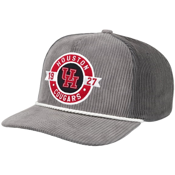 Men's Colosseum  Gray Houston Cougars Where's My Hat Podium Adjustable Trucker Hat