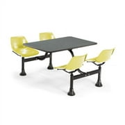 Cluster Table with Laminate top - 24" x 48" OFM1002YLWGRYNB Carton Qty:1