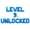 Blue, variant on Letter Balloons - LEVEL 9 UNLOCKED 16" Inch Alphabet Letters Foil Mylar Balloon 9th Birthday Party Banner (Gold)