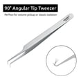 thumbnail image 2 of 12cm Eyelash Extension Tweezers Surgical Stainless Steel Matt Finish Light In Weight Free from Hand Fatigue., 2 of 5