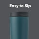 thumbnail image 2 of Vaso de café Owala SmoothSip Slider, aislante, 600 ml, gris y azul, 2 of 5