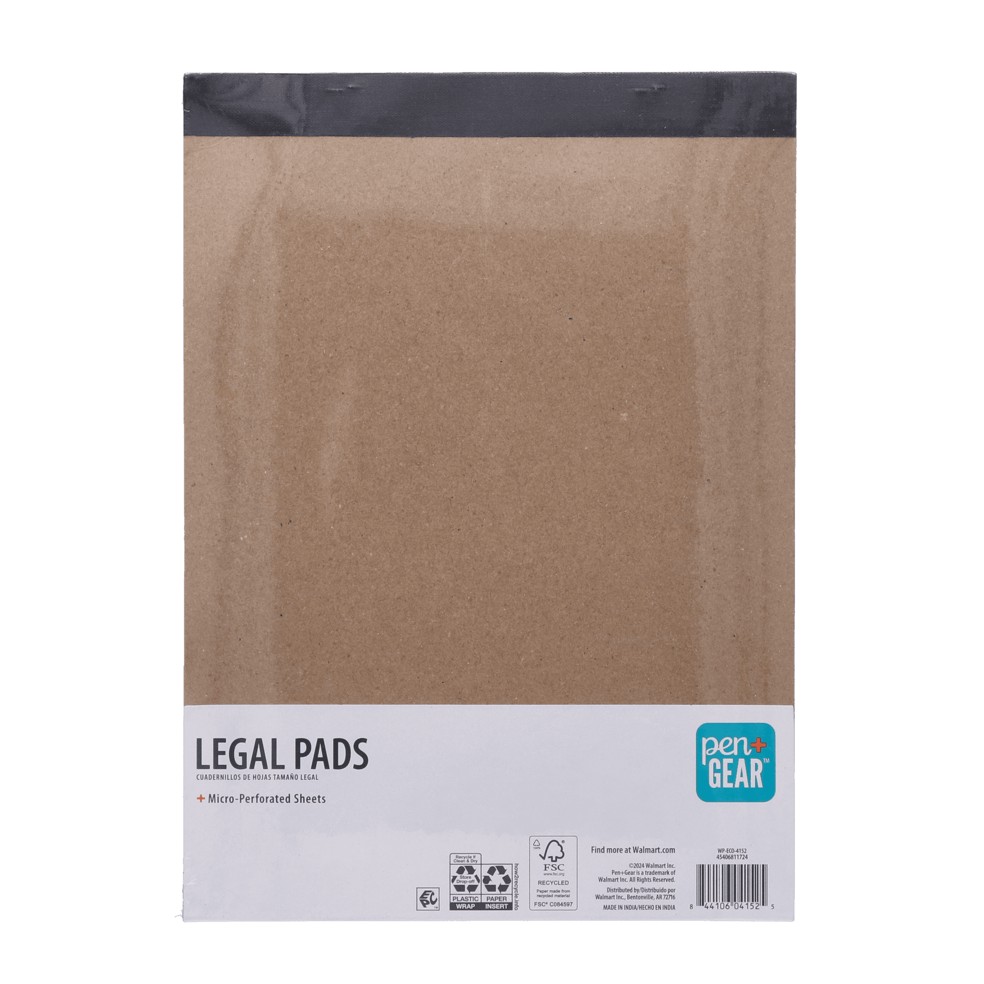 Pen + Gear Legal Pads, Canary Paper, 50 Sheets, 3 Count per Pack