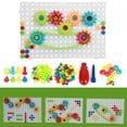 thumbnail image 1 of Juguete de cadena de engranajes Jadeshay 133 piezas para niños ensamblaje de engranajes bricolaje, 1 of 14