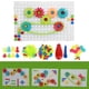 thumbnail image 1 of Juguete de cadena de engranajes Jadeshay 133 piezas para niños ensamblaje de engranajes bricolaje, 1 of 14