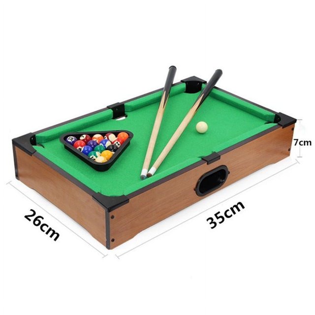 Ruiwei Kids Mini Billiard Table: Compact Home Entertainment for Children, Features Density Board Frame & Velvet Cloth, Ideal Birthday Gift for Boys, Suitable for Gaming Centers & Schools, Safe Fun