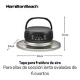 thumbnail image 2 of Tapa Olla de Cocción Lenta Hamilton Beach Ovalada 6 Qt | Tapa Freidora de Aire Integrada con 5 Configuraciones, 2 of 10