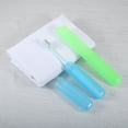 thumbnail image 7 of Unique Bargains 4 Pcs Plastic Lightweight Traveling Toothbrush Holders Case for Travel Business 7.48"x1.06" Blue Green, 7 of 7