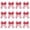 Red, variant on 12Pcs Iridescent Beige Christmas Bow Ornaments, Large Sheer Fabric Bows for Christmas Tree Wreath Garland Gift Wrap Holiday Decor