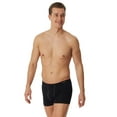 thumbnail image 2 of SCHIESSER Pantalones cortos para hombres, paquete de 2 - Pantalones, Boxer, Essentials, Cotton Stretch Negro M (Medium), 2 of 4