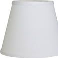thumbnail image 3 of HomeRoots 470231 10 in. Hardback Empire No Slub Lampshade - White, 3 of 3