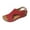 Red #084, variant on Summer Sandals for Women 2026 Wide Width Wedge Sandals Orthopedic Arch Support Comfortable Casual Summer Slip on Flat Slippers Plus Size Open Toe Platform Beach Vacation Dressy Slingback Wedges, 38