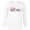 White, variant on Logo Sweet Treat Hearts Trip Matching Vacation 2026 - Long Sleeve T-Shirt for Men - Customized-White