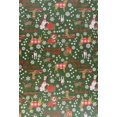 thumbnail image 2 of Seasons Greetings Vinyl Flannel Backed Tablecloth Merry Christmas Dogs (Green, 52" x 90" Oblong), 2 of 4