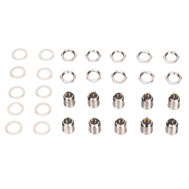 Conector mini jack XLR macho de 3 pines, cable XLR, base de conector macho D para panel de chasis, micrófono XLR