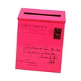 thumbnail image 2 of simhoa Drop Box Large Capacity Decorative Newspaper Holder Box for Yard Gate Garden rose red, 2 of 8