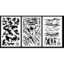 3Pack! Vinyl Airbrush Spray Paint Camo Stencils 14" Stripe Digi - Army - Tiger