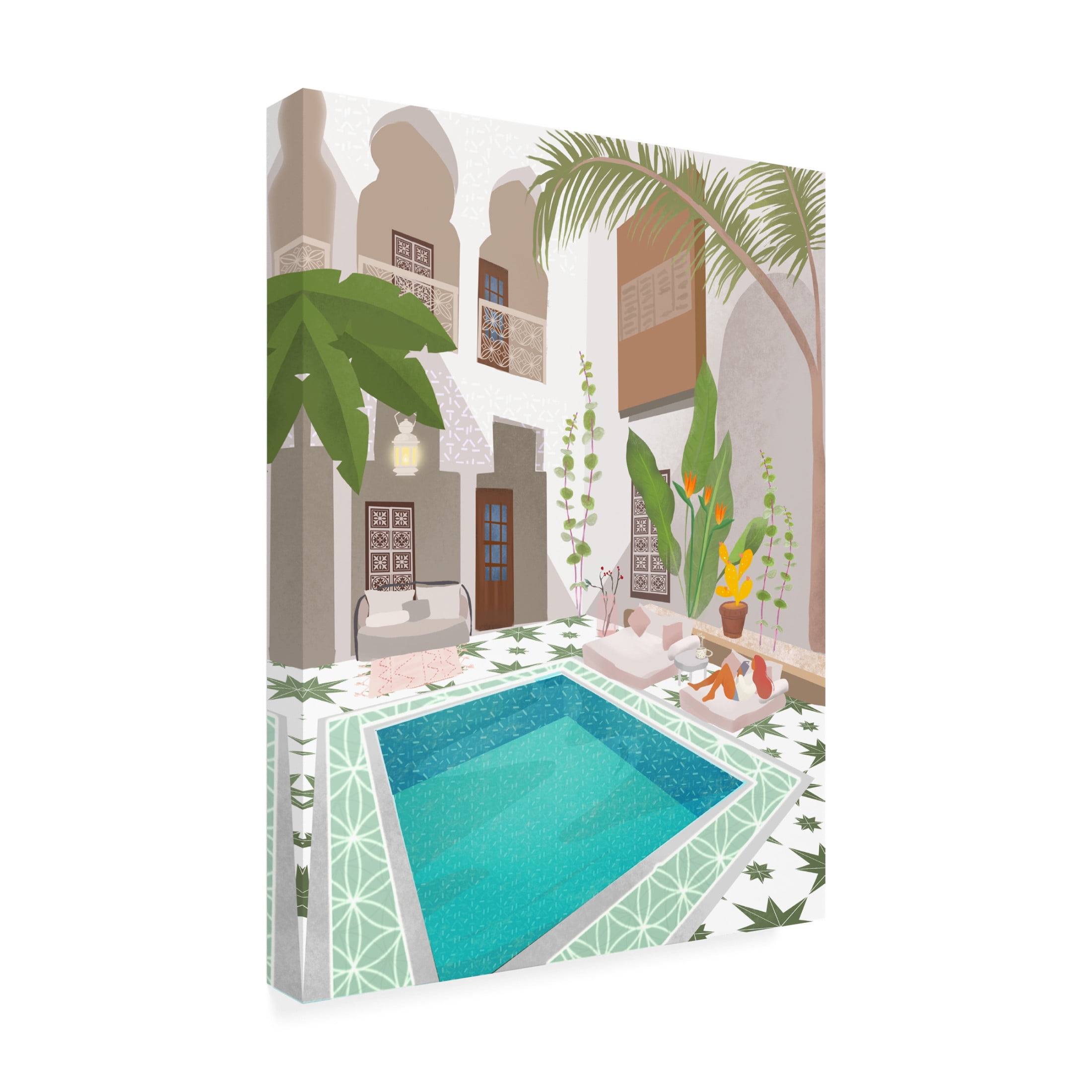 Trademark Fine Art Petra Lizde Riad Canvas Wall Art