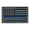 Aged Blue Line, variant on Tactical USA Flag Patch with Velcro Backing